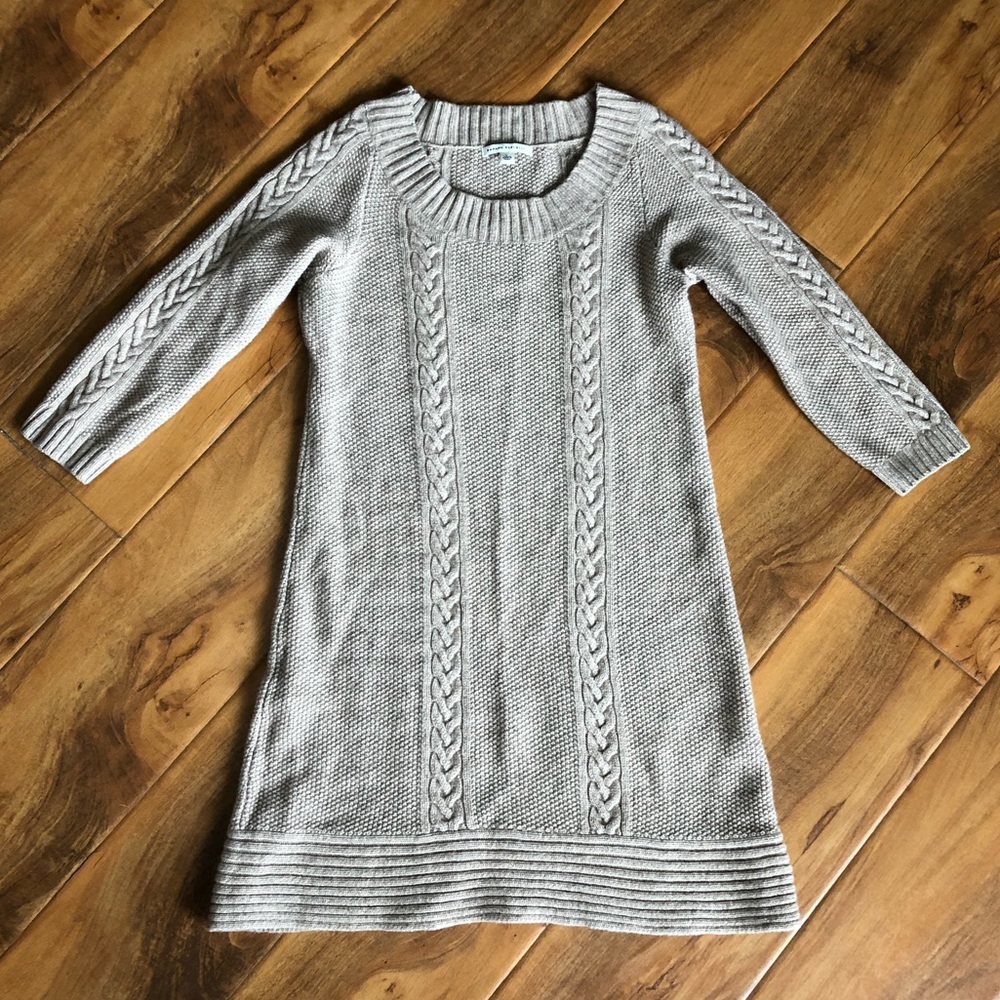 Banana Republic cable knit sweater dress